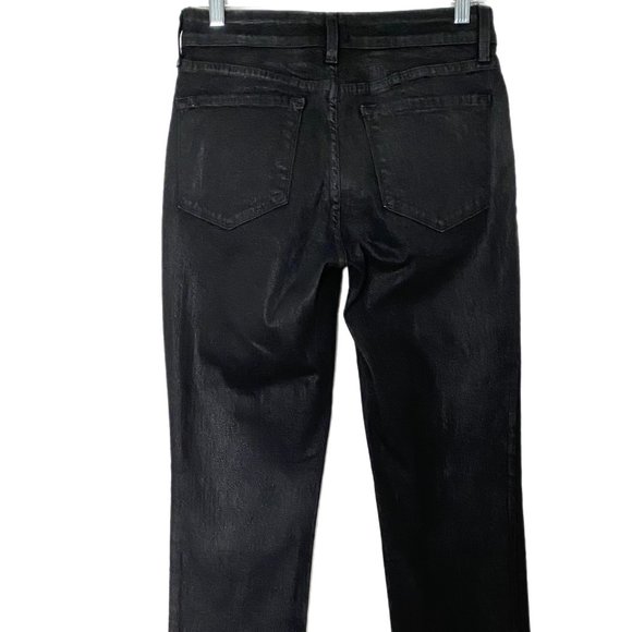 NYDJ Not Your Daughter's Jeans Shiny Dark Blue Marca Skinny Jeans Size 4/38 - Picture 7 of 7